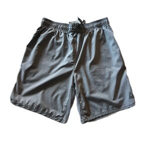Reebok Charcoal Speedwick Training Shorts Men Large